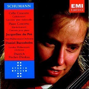 [중고] Jacqueline Du Pre, Daniel Barenboim, Dietrich Fischer-Dieskau / Schumann : Cello Concerto Op.129, PIano Concerto Op.54 (슈만 : 첼로 협주곡, 피아노 협주곡/수입/077776462622)