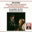 [중고] Jacqueline Du Pre, Daniel Barenboim / Brahms : Cello Sonatas (수입/cdm7632982)