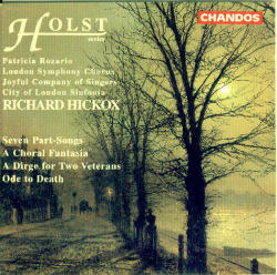 [중고] Richard Hickox / Holst : Choral Works (홀스트 : 합창 음악/수입/chan9437)