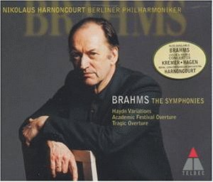 Nikolaus Harnoncourt / Brahms : Symphonies, Overtures (브람스 : 교향곡 전집, 서곡/3CD/수입/미개봉/0630131362)