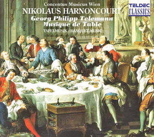 Nikolaus Harnoncourt / Telemann : Musique De Table, Concentus Musicus Wien (4CD/수입/미개봉/희귀/2292446882)