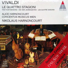 Nikolaus Harnoncourt / Vivaldi : Le Quattro Stagioni, Concentus Musicus Wien (Digipack/수입/미개봉/0630139212)