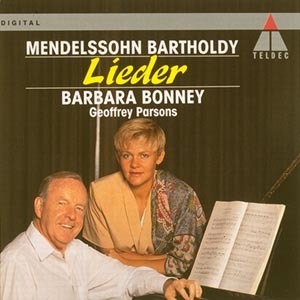 [중고] Barbara Bonney, Geoffrey Parsons / Mendelssohn : Lieder (멘델스존 : 가곡집/2292449462)