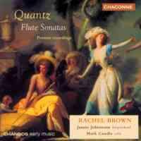 [중고] Rachel Brown / Quantz : Flute Sonatas (요한 요하힘 크반츠 : 플로트 소나타/수입/chan0607)