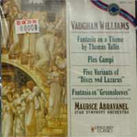 [중고] Maurice Abrvanel / Vaughan Williams : Fantasia on a Theme by Thomas Tallis etc. (oovc5033)