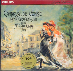 [중고] Irena Grafenauer, Maria Graf / Carnaval de Venise (플루트와 하프 연주곡 - 베니스의 카니발/dp2192)