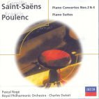 Pascal Roge / Saint-Saens, Poulenc : Piano Concertos Nos.2 &amp; 4, Piano Suites (수입/미개봉/4674712)
