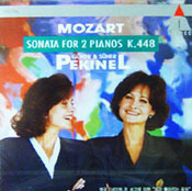 [중고] Guher Pekinel, Suher Pekinel / Mozart : Sonata for 2 Pianos K.448 (모차르트 : 2대의 피아노를 위한 소나타, 작품448 (4509950412)