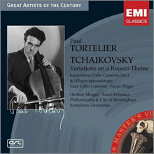 Paul Tortelier / Tchaikovsky : Variations On A Rococo Theme Op.33, Saint-Saens, Lalo : Cello Concerto, Faure : Elegie (수입/미개봉/724347686825)