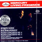 Byron Janis, Antal Dorati / Rachmaninov: Piano Concerto No.2 Op.18, No.3 Op.30, Prelude Op.23-6, Op.3-2 (SACD/수입/미개봉/4706392)