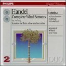 [중고] William Bennett, Neil Black, Michala Petri / Handel : Complete Wind Sonatas (2CD/dp4535)