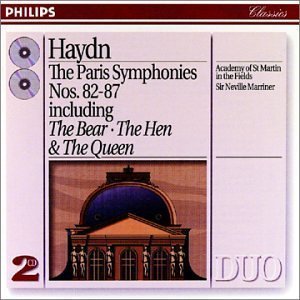 [중고] Neville Marriner / Haydn : The Paris Symphonies Nos.82 - 87 (2CD/수입/4387272)