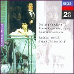 [중고] Pascal Roge, Charles Dutoit / Saint-Saens : Piano Concertos 1-5 (2CD/수입/4338652)