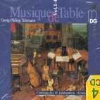 [중고] Konrad Hunteler / Telemann : Musique De Table Vol.1-4 (4CD/수입/mdg31105802)