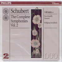[중고] Wolfgang Sawallisch / Schubert : The Complete Symphonies Vol.2 (2CD/dp4527)