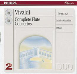 [중고] Severino Gazzelloni, I Musici / Vivaldi : Complete Flute Concertos (2CD/dp4550)