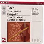 [중고] V.A. / Bach : Flute &amp; Viola Da Gamba Sonatas (2CD/DP2752)