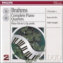 [중고] Beaux Arts Trio, Walter Trampler / Brahms : Complete Piano Quartets (2CD/dp4538)