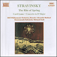 [중고] Alexander Rahbari / Stravinsky : The Rite Of Spring, Card Game (수입/8553217)