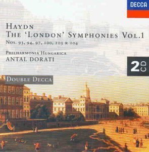 [중고] Antal Dorati / Haydn : London Symphonies Vol.1 (2CD/수입/4522562)