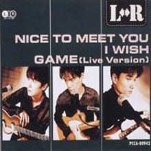 [중고] L↔R (L-R) / Nice to meet you / I wish / Game (수입/single/pcca942)