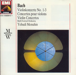 [중고] Yehudi Menuhin / Bach : Violin Concerto No.1-3 (수입/724348333421)