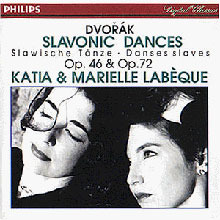 [중고] Katia &amp; Marielle Labeque / Dvorak : Slavonic Dances (수입/4262642)