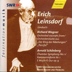 Erich Leinsdorf / Wagner : Orchestral Excerpts From Der Ring Des Nibelungen, Die Walkure, Schoenberg : Chamber Symphony No.1 (수입/미개봉/cd93040)