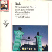 [중고] Yehudi Menuhin / Bach : Orchestral Suites No.1-3 (수입/724348333520)