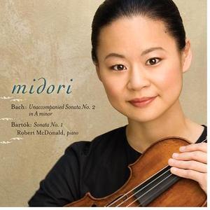 [중고] Midori / Bach: Unaccompanied Sonata No.2 BWV1003, Bartok: Sonata No.1 Sz75 (sb70238c)