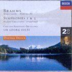 [중고] Georg Solti / Brahms : Symphony No1.2 (2CD/수입/4523292)