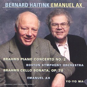 Bernard Haitink, Emanuel Ax, Yo-Yo Ma / Brhams : Piano Concerto No.2, Violin Sonata No.1 - Cello For Arrangement (수입/미개봉/sk63229)