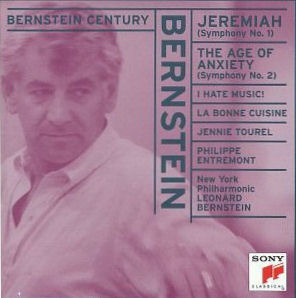 Leonard Bernstein / Bernstein : Symphony No.1 Jeremiah, Symphony No.2 The Age Of Anxiety (수입/미개봉/smk60697)