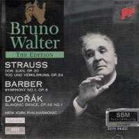 Bruno Walter / Strauss, Barber, Dvorak : Orchesterwerke (수입/미개봉/smk64466)