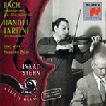 Isaac Stern, Alexander Zakin / A Life In Music - Bach, Handel, Tratini : Violin Sonatas (수입/미개봉/smk68361)