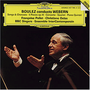 Pierre Boulez / Webern : Songs And Choruses, 5 Pieces, Etc (미개봉/dg3113)