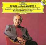 Pierre Boulez / Webern : Passacaglia For Orchestra Op.1, Five Movements Op.5 Etc. (미개봉/dg3926)