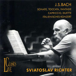 Sviatoslav Richter / Bach : Sonata No.4 BWV963, Toccata No.1 BWV913, Capriccio (수입/미개봉/lcl421)