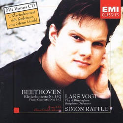 Lars Vogt, Simon Rattle / Beethoven : Piano Concertos Nos.1, 2 (수입/미개봉/2CD/724355626622)