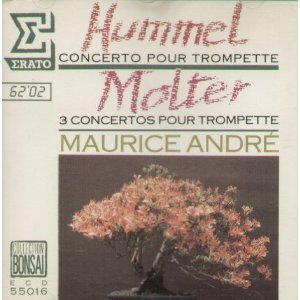 Maurice Andre / Hummel, Moulter :Concerto Pour Trompette, 3 Concertos Pour Trompette (수입/미개봉/ecd55016)