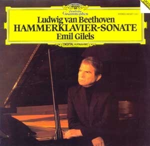 Emil Gilels / Beethoven: Piano Sonata No.29 &#039;Hammerklavier&#039; (미개봉/dg1902)