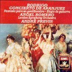 Andre Previn / Rodrigo : Concierto De Aranjuez, Fantasia (수입/미개봉/724347166327)
