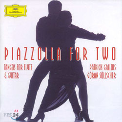 [중고] Patrick Gallois, Goran Sollscher / Piazzolla : Piazzolla for two - Tangos for Flute and Guitar (dg4151)
