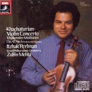 [중고] Zubin Mehta / Khachaturian: Violin Concerto, Tchaikovsky: Meditation (수입/cdc7470872)