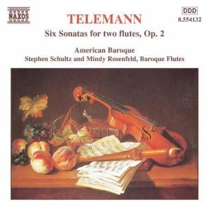[중고] Stephen Schultz, Mindy Rosenfeld  / Telemann : Six Sonatas for two Flutes, Op. 2 (수입/8554132)