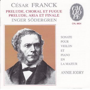 [중고] Cesar Franck, Annie Jodry / Prelude Choral &amp; Fugue, Aria &amp; Finale for Piano (수입/cal9804)