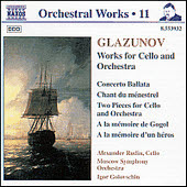[중고] Igor Golovschin / Glazunov : Works For Cello &amp; Orchestra (수입/8553932)