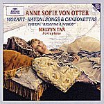 [중고] Anne Sofie Von Otter / Mozart, Haydn : Lieder&amp;Kanzonetten (dg3929)