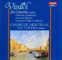 [중고] Yuli Turovsky / Vivaldi: Six Concertos (수입/chan8651)