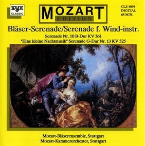 [중고] Mozart-blaserensemble / Mozart : Serenade for wind-instruments No.10, Eine kleine Nachtmusik (수입/cls4094)
